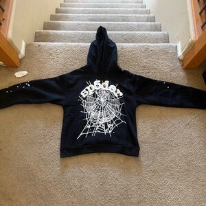 Spyder Black Performance Jacket with White Design M